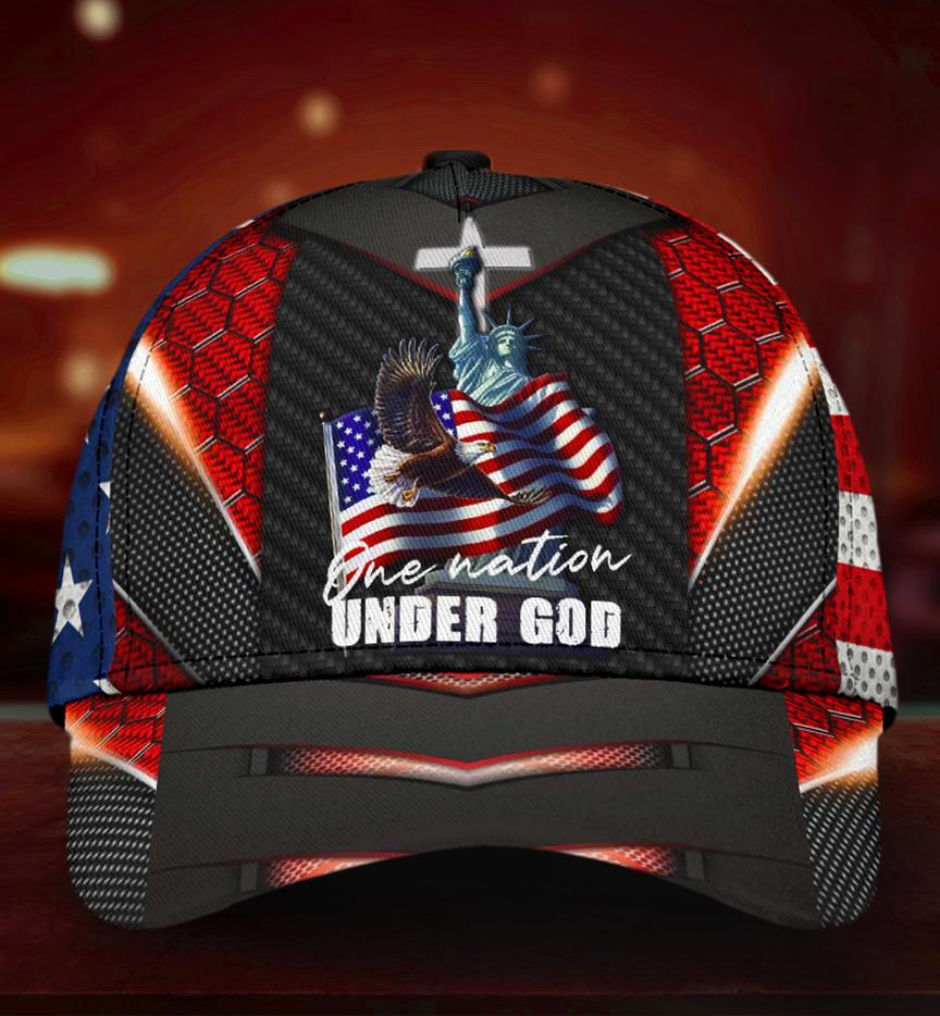 One Nation Under God Classic Cap All Over Print – Tycloset™