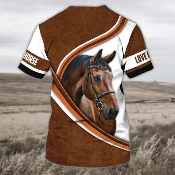 Love Horse Personalized All Over Print Unisex Tshirt – Tycloset™