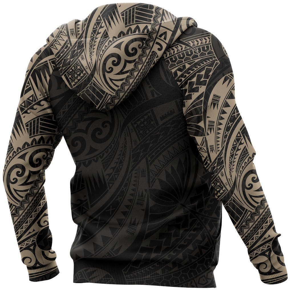 Manaia Maori Tattoo Style Golden All Over Printed US Unisex Size Hoodie ...